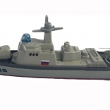 Bitevný krížnik so svetelnými a zvukovými efektmi – kovový model lode