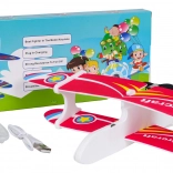 Elektrické penové lietadlo s LED na dlhé lety