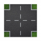 Dizajnová stavebná podložka Križovatka BRIXIES Plus