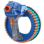 Pistola na penové náboje s rotačným zásobníkom 21 cm