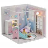 Miniatúra domčeka Dúhový dom pre deti