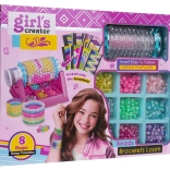 Sada na výrobu náramkov s krosnom a príslušenstvom