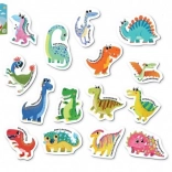 Magnetická hra Dinosaury