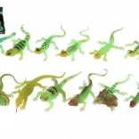 Silikónová hračka so zvieratkom alebo plazom svietiaca 16 cm