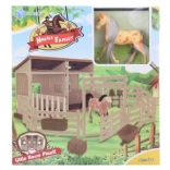 Skladacia plastová stajňa pre kone s figúrkou