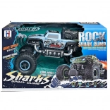 RC auto Rock Shark s hmlovým efektom – modré