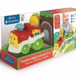 Interaktívny vlak so zvieratami