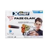 Vystreľovač X-Shot Skins Menace FaZe so 4 šípkami