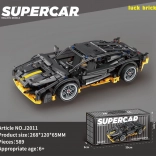 Stavebnica športové auto – čierne, 589 dielikov