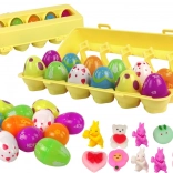 Veľkonočné vajíčka Fidget Toys 12 ks