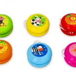 drevené jojo s veselými zvieratkami