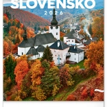 Nástenný kalendár čarokrásne Slovensko 2026