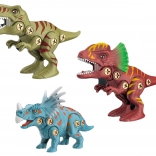 Skrutkovací dinosauří set s elektrickým skrutkovačom 20 cm