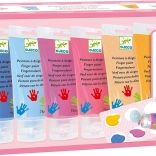 DJECO Prstové farby v tube 6x75ml