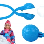 snehomat na snehové gule so vzorom lopty, modrý