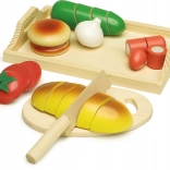 Small Foot drevená krájacia desiata pre deti