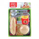 Sada plastového jedla na blistri