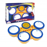 Digitálne bubny so svetelnými efektmi