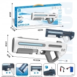 Automatická vodná pištoľ so svetelnými efektmi