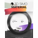 PLA filament pro 3D pero a 3D tlač – sada 1,75 mm, 15 m (čierna, zlatá, strieborná)