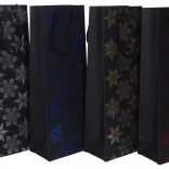 Darčeková taška na fľašu Vianoce