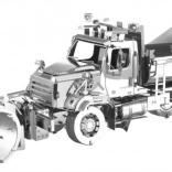 Model Metal Earth 3D Freightliner 114SD Snežný pluh