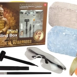 Archeologická sada 2v1 – kryštály a poklady pre deti