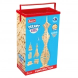 Jeujura drevená stavebnica Técap 3XL – 300 dielikov