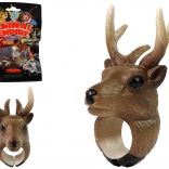 Prsteň s hlavou jeleňa pre deti