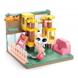 Sluban Mini Stavebnica Kútik pre mačky