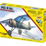 PZL P.11c stíhací lietadlo 1:48 plastový model