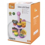 Drevené tortičky so stojanom