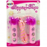 Skákacia šnúra Princeznej Ružový Plyš