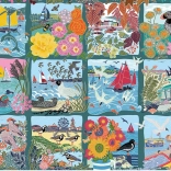 Puzzle Pobrežné volanie 1000 dielikov GIBSONS