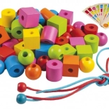 Detoa navliekacie drevené koráliky pre najmenších