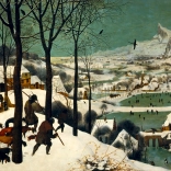 Bluebird puzzle Lovci v snehu 3000 dielikov