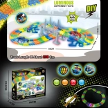 Závodná svietiaca autodráha VARIABLE, 165 dielov