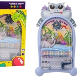 Hra s pinball automatom draci a dinosaury modrý stojan