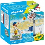 Playmobil Farba Skater s basketbalovou loptou