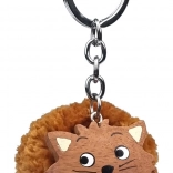 2KIDS TOYS drevená kľúčenka s brmbolcom – mačka