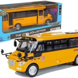 Kovový školský autobus s naťahovacím pohonom