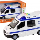 Policajná dodávka s trecím pohonom, svetlami a zvukmi