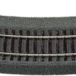 ROCO oblúková koľaj R4 s podložím H0