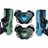 laserová hra s 2 pištoľami a 2 vestami