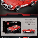 Stavebnica červený kabriolet 311 dielov