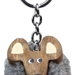 Drevená kľúčenka Pompon Myš 2Kids Toys