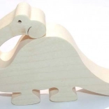 Drevené zvieratko Brontosaurus