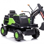 Detský elektrický bager Volvo zelený