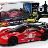 Športové auto R/C 1:24 Corvette C6.R červené s osvetlením