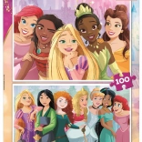 Educa puzzle Disney princezné 2×100 dielikov